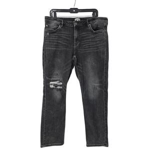 Dear John Womens Straight American Classic Distressed Size 31 Black